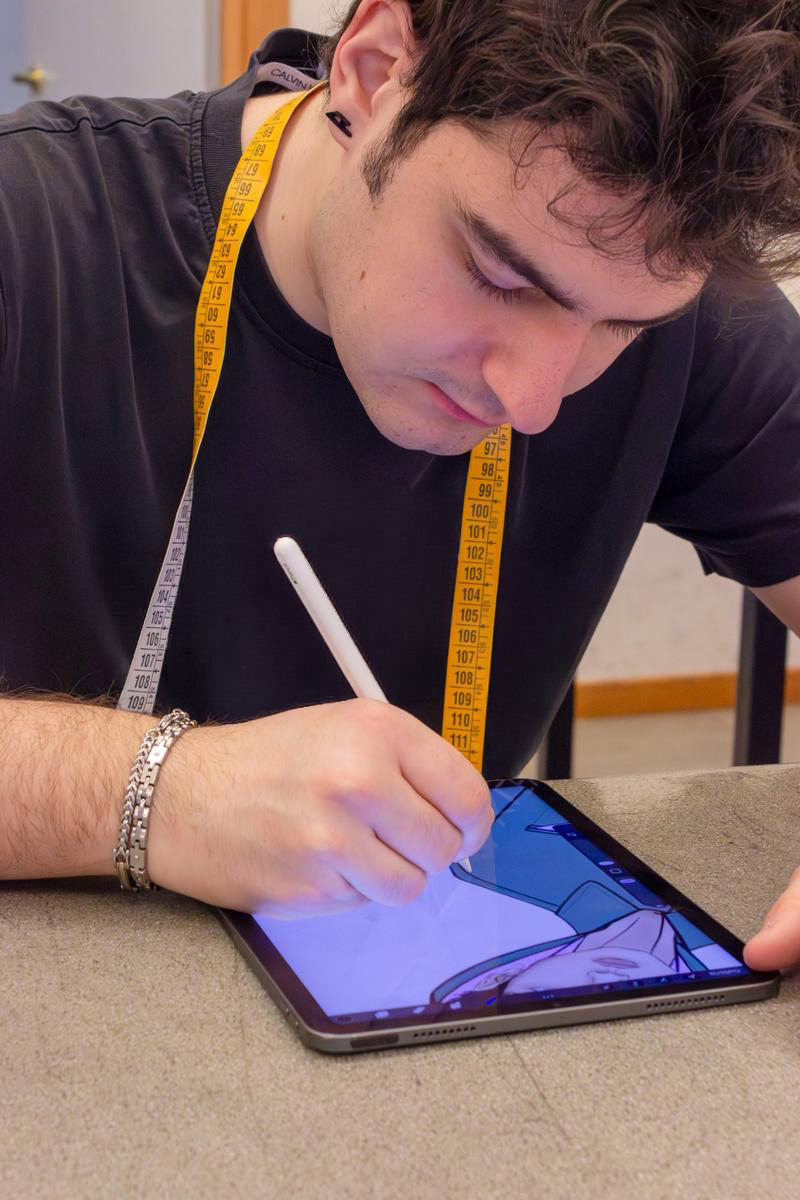 Bozzetto digitale su iPad