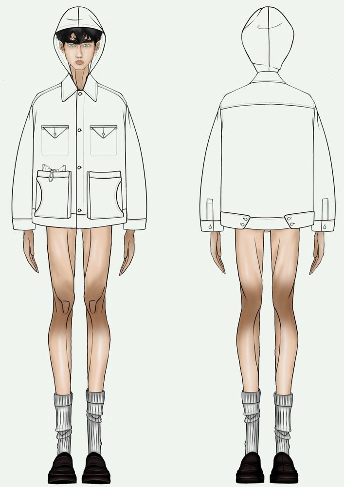 Off white fronte e retro