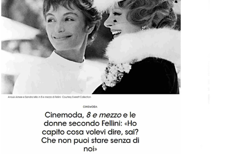 Cover Fellini Vogue