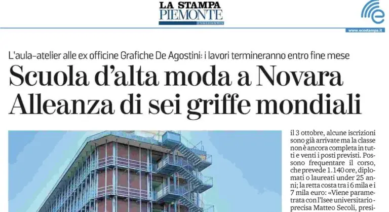 Scuola d'alta moda a novara