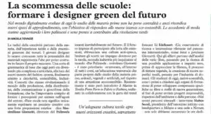Formare i designer green del futuro