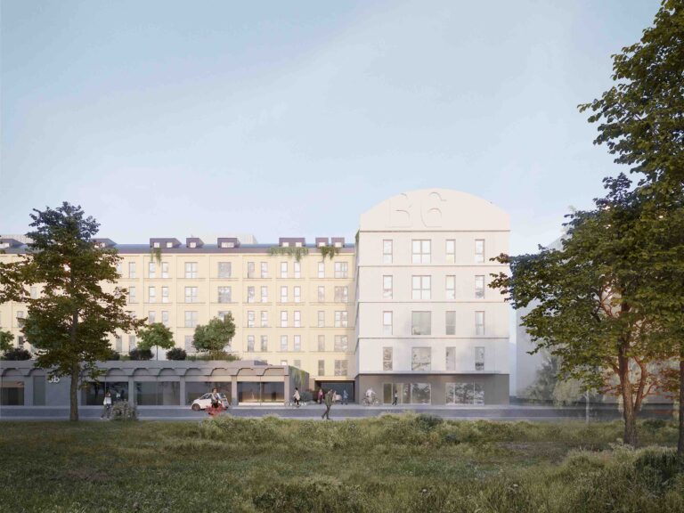 milano certosa vista 5 serramenti bianchi basamento scuro 1